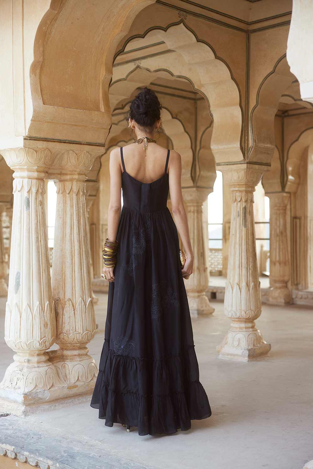 Luna Black Maxi Resort Dress For Women Leela Lane Luna Black Maxi Resort Dress For Women Leela Lane