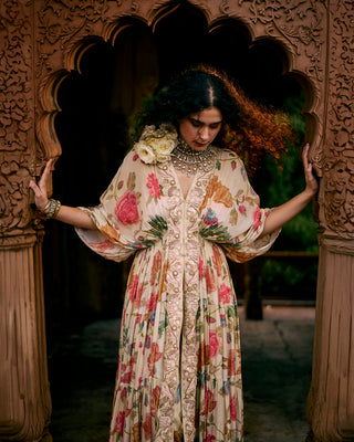 A perfect Indo-western Kaftan dress for cocktail or birthday parties. Can be wore at resorts or destination wedding events.