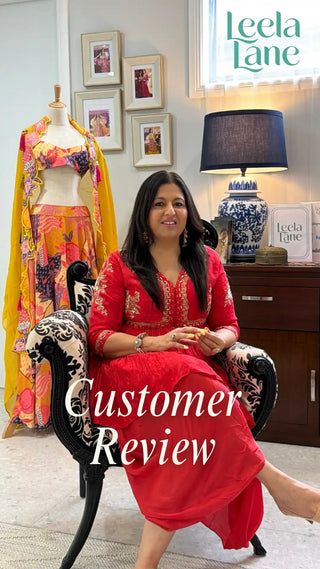 Raman Singh share her experience shopping online with Leela Lane for a friend’s wedding.